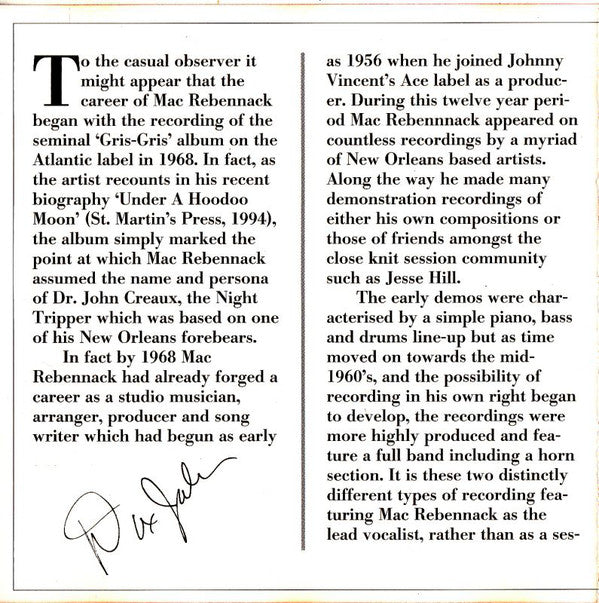 Dr. John - Cut Me While Im Hot (CD) (Very Good Plus (VG)) - DaddyPop