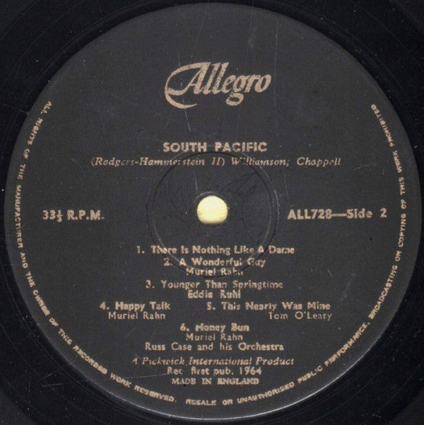 Rodgers & Hammerstein - Russ Case And His Orchestra : South Pacific (LP)