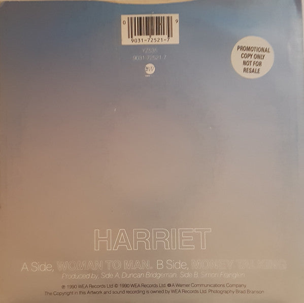 Harriet Roberts : Woman To Man (7", Single)