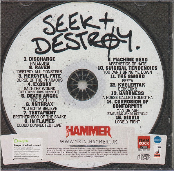 Various : Seek + Destroy (CD, Comp)