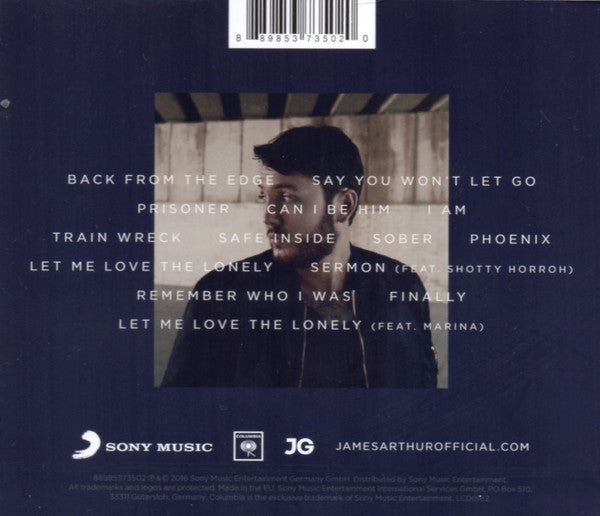 James Arthur (2) : Back From The Edge (CD, Album, S/Edition)