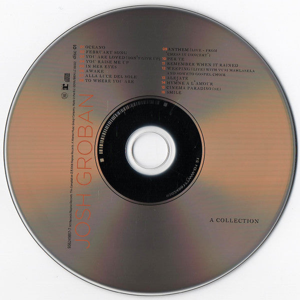 Josh Groban : A Collection (2xCD, Album, Comp)
