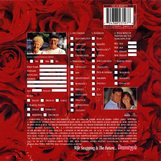 Blur : Stereotypes (7", Single, S/Edition, Pin)