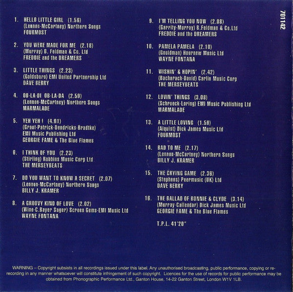 Various : Best Of '60s British Beat (CD, Comp)