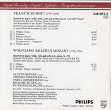 Franz Schubert / Wolfgang Amadeus Mozart - Alfred Brendel · Thomas Zehetmair · Tabea Zimmermann · Richard Duven · Peter Riegelbauer : Forellenquintett = The Trout = La Truite = La Trota  / Piano Quartet In G Minor (CD, Album, PMD)
