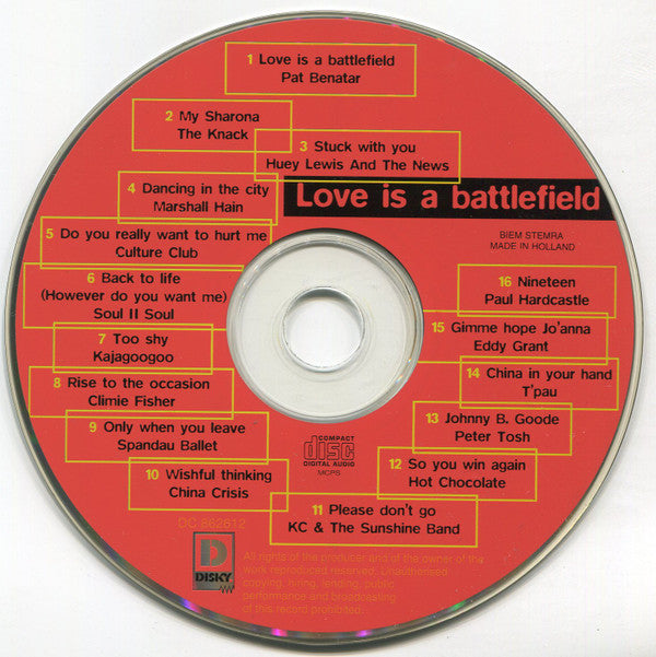 Various - Love Is A Battlefield (CD) (Very Good Plus (VG)) - DaddyPop