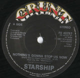 Starship (2) : Nothing's Gonna Stop Us Now (7", Single)
