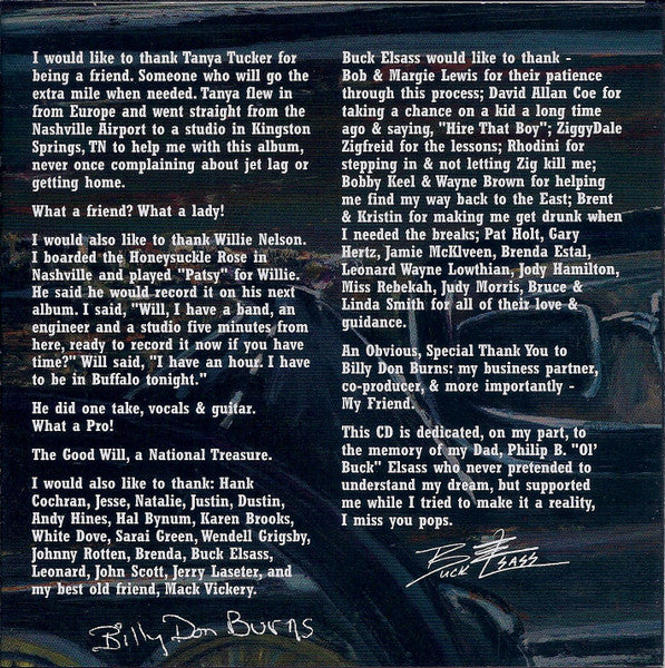 Billy Don Burns : Heroes, Friends & Other Troubled Souls (CD, Album)