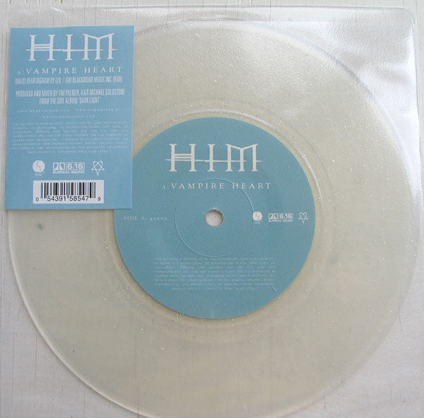 HIM (2) : Vampire Heart (7", S/Sided, Etch, Cle)