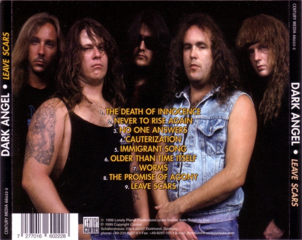 Dark Angel (3) : Leave Scars (CD, Album, RE, RP)