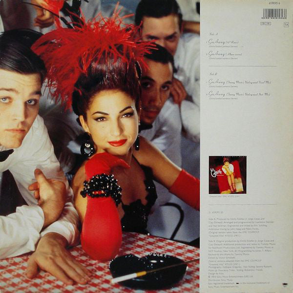 Gloria Estefan : Go Away (12", Single)