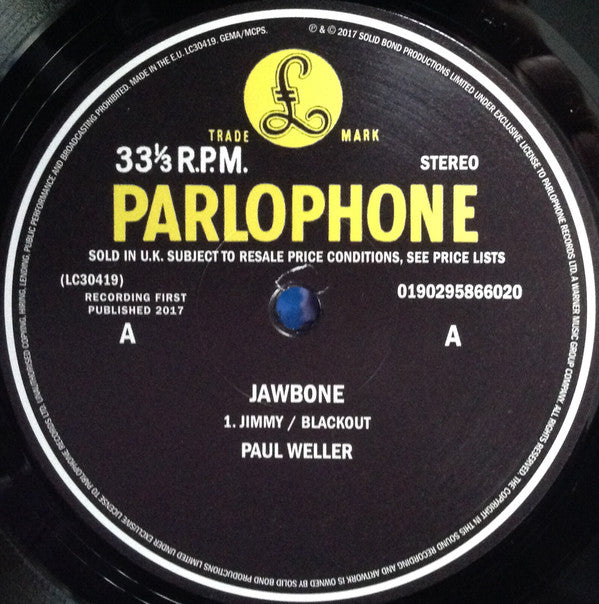 Paul Weller : Music From The Film Jawbone (LP, Album)