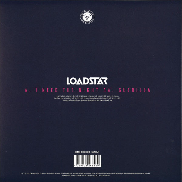 Loadstar : I Need The Night / Guerilla (12", Single)
